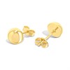 14ct Gold 6mm Button Stud Earrings - G1333 Alternative Image