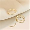 14ct Gold 10mm Hinged Hoop Earrings - G1338 Alternative Image