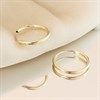14ct Gold 13mm Hinged Hoop Earrings - G1339 Alternative Image
