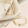 14ct Gold 17mm Hinged Hoop Earrings - G1344 Alternative Image