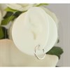 9ct White Gold Twisted Hoop Earrings - 15mm - G2105 Alternative Image