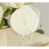 9ct White Gold Hoop Earrings - 25mm - G2193 Alternative Image