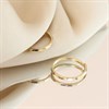 9ct Gold 10mm Facet Cut Hinged Sleeper Earrings - G2223 Alternative Image