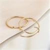 9ct Gold 14mm Plain Hinged Sleeper - G2225 Alternative Image