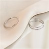 9ct White Gold 12mm Plain Hinged Sleeper - G2227 Alternative Image
