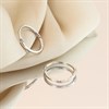 9ct White Gold 10mm Diamond Cut Hinged Sleeper Earrings - G2228 Alternative Image