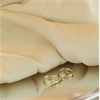 9ct Gold ULTRA MINI Hoop Earrings - 9mm diameter - G2411 Alternative Image