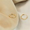9ct Gold Diamond Cut Hoop Earrings - 10mm - G2487 Alternative Image
