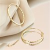 9ct Gold Diamond Cut Hoop Earrings - 17mm - G2489 Alternative Image