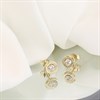 9ct Gold Cubic Zirconia Stud Earrings - 6mm - G2931 Alternative Image