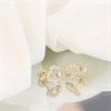9ct Gold Cubic Zirconia Heart Stud Earrings - 8mm - G2940 Alternative Image
