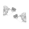 9ct White Gold Cubic Zirconia Pear Stud Earrings - 8mm - G3028 Alternative Image