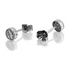 9ct White Gold Cubic Zirconia Stud Earrings - 4mm - G32109 Alternative Image