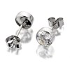 9ct White Gold Cubic Zirconia Solitaire Earrings - 5mm - G3238 Alternative Image
