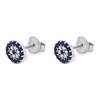 9ct White Gold Cubic Zirconia Stud Earrings - 7mm - G3270 Alternative Image