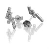 9ct White Gold Cubic Zirconia Stud Earrings - 13mm - G3298 Alternative Image