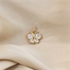 9ct Gold Cubic Zirconia Butterfly Charm - G3328 Alternative Image