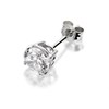 9ct White Gold Cubic Zirconia Single Earring - 5mm - G3401 Alternative Image