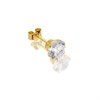 9ct Gold Cubic Zirconia Single Stud Earring - 5mm - G3415 Alternative Image