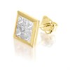 9ct Gold Cubic Zirconia Single Stud Earring - 7mm - G3427 Alternative Image