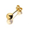 9ct Gold Single Ball Stud Earring - 4mm - G3441 Alternative Image