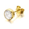 9ct Gold Cubic Zirconia Single Stud Earring - 5mm - G3461 Alternative Image