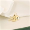 9ct Gold Faith, Hope And Charity Good Luck Charm - G3635 Alternative Image