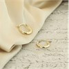 9ct Gold Creole Hoop Earrings - 10mm - G41104 Alternative Image