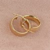 9ct Gold Hoop Earrings - 17mm - G41126 Alternative Image