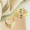 9ct Gold Oval Hoop Earrings - 22mm - G41169 Alternative Image