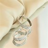 9ct White Gold Moon Dust Twist Hoop Earrings - G4148 Alternative Image