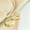 9ct Gold Oval Hoop Earrings - 25mm - G4164 Alternative Image