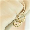 9ct Gold Hoop Earrings - 17mm - G4180 Alternative Image