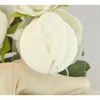 9ct White Gold Heart Hoop Earrings - 16mm - G4190 Alternative Image
