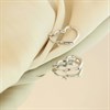 9ct White Gold Heart Hoop Earrings - 16mm - G4190 Alternative Image