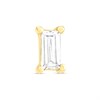 9ct Gold Cubic Zirconia Barbell Piercing Stud - G4232 Alternative Image