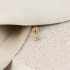 9ct Gold Cubic Zirconia Flower Labret Piercing Stud - G4233 Alternative Image