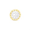 9ct Gold Cubic Zirconia Barbell Piercing Stud - G4235 Alternative Image