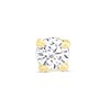 9ct Gold Cubic Zirconia Labret Piercing Stud - G4236 Alternative Image