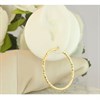 9ct Gold Large Diamond Cut Hoop Earrings - 44mm - G4303 Alternative Image
