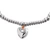 Clogau Silver And 9ct Rose Gold Cariad Expanding Bracelet - G4455 Alternative Image