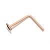9ct Rose Gold Heart Nose Stud - 2mm - G4504 Alternative Image