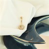9ct Gold Heart Cubic Zirconia Belly Bar - G4738 Alternative Image
