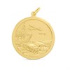 9ct Gold Double Sided St. Christopher Medallion - 25mm - G5374 Alternative Image