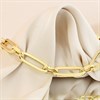 Aureus 9ct Bonded Gold On Sterling Silver Paperclip Bracelet - 7.5in - G6026 Alternative Image