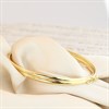 Aureus 9ct Bonded Gold On Sterling Silver Double Row Bangle - G6052 Alternative Image