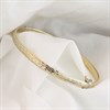 Aureus 9ct Bonded Gold On Sterling Silver Diamond Cut 4.75mm Bangle - G6079 Alternative Image