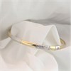 Aureus 9ct Bonded Gold On Sterling Silver Two Colour 4.75mm Bangle - G6080 Alternative Image