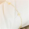 9ct Gold Floral Station  Bracelet - G64110 Alternative Image