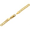 9ct Gold 5mm Wide Curb Bracelet - 7.5in - G7220 Alternative Image
